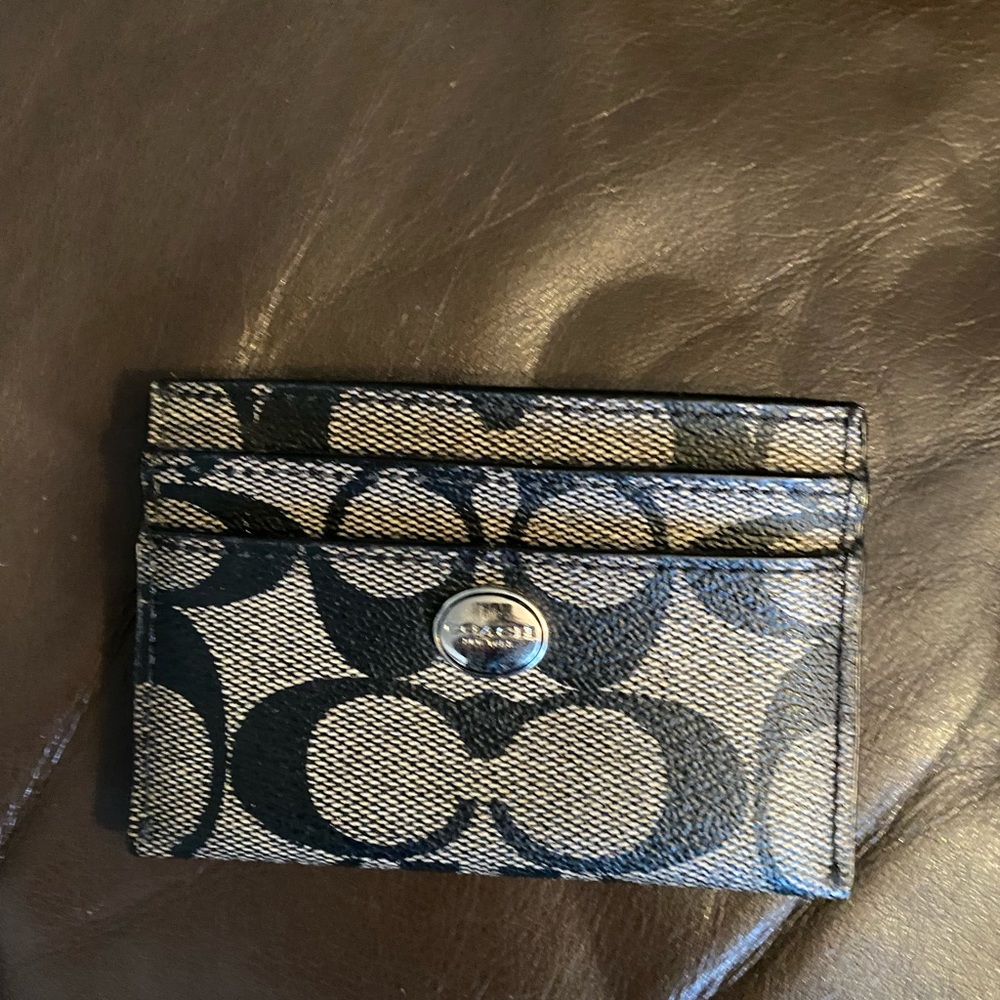 COACH credit card case